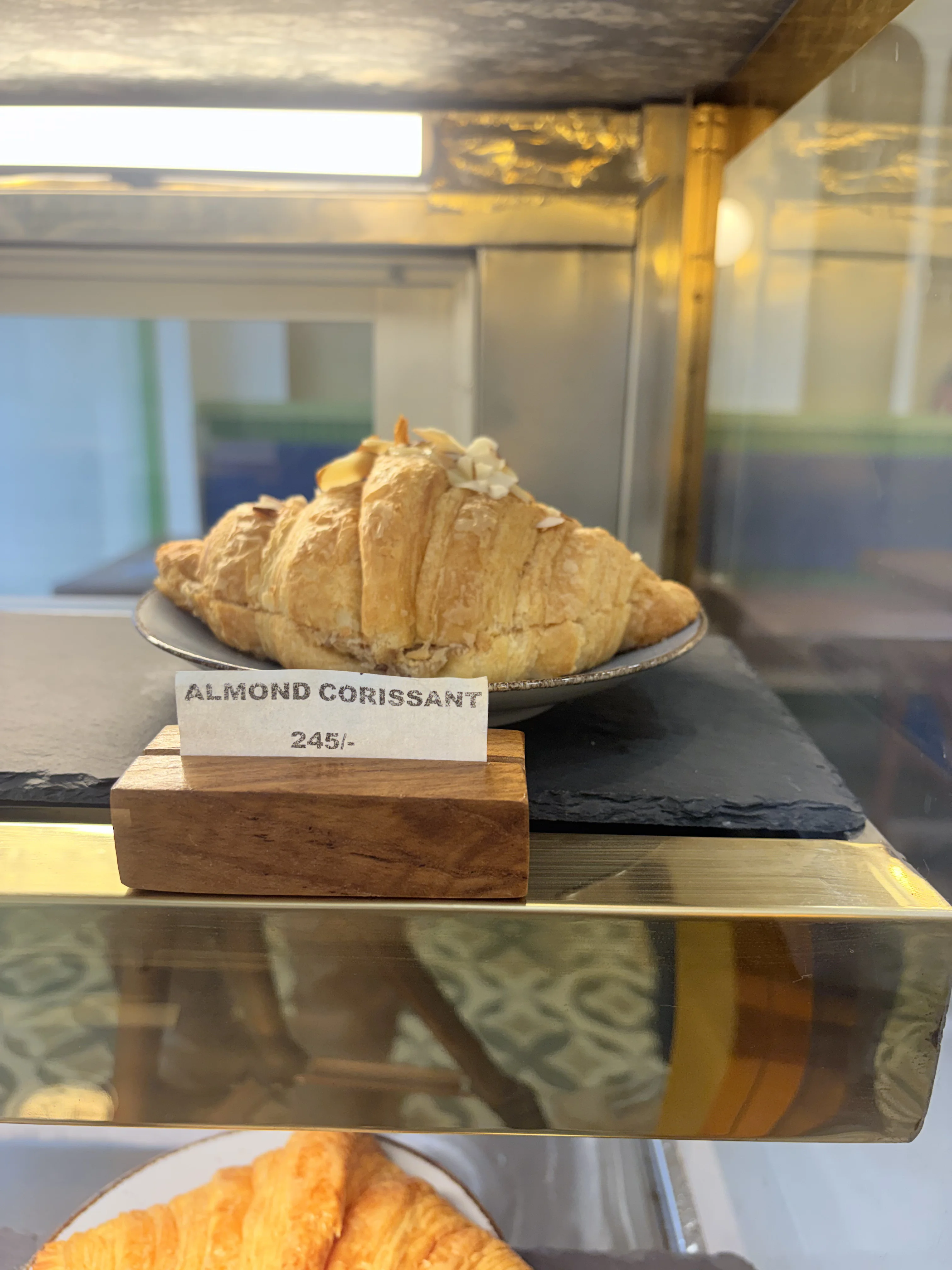 Bakery counter at Blu Turkey Cafe Delhi